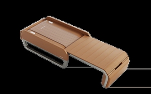 Cama de Terapia Espinal - Terapia de Calor para Aliviar el Dolor de Espalda, Mejorar la Circulación y la Alineación - Marrón - Product Image 3