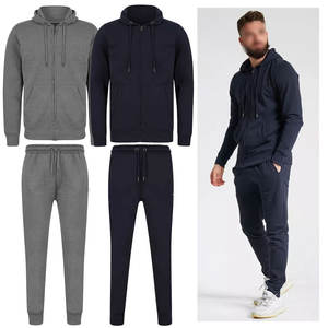 Survêtements unisexe à fermeture éclair et logo personnalisé, tenues 2 pièces, sweat-shirt imprimé, pantalon de survêtement, séchage rapide, style estival grande taille pour hommes et femmes - Product Image 1