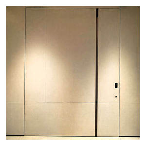 Portes en bois modernes hautes et luxueuses personnalisées Intérieurs de sécurité cachés pour chambre à coucher Maison en bois massif Caractéristique imperméable pour le salon - Product Image 1