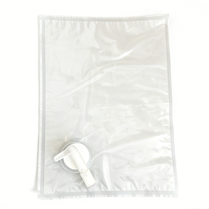 Bolsa de Agua Aséptica Transparente de 10L y 20 Litros con Grifo y Válvula para Envasado de Jugos y Lácteos - Product Image 1