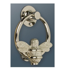 Aldaba de puerta de Villa de diseño elegante, manija de puerta de Color dorado de Metal sólido de buena calidad, decoración del hogar más vendida - Product Image 3