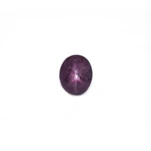 Rubí Estrella - 5.65 Quilates, Gema Natural Creada en Laboratorio, Tonos Naranja, Rojo, Amarillo, Azul, Rosa, 8mm de Altura, 1mm de Diámetro del Orificio, Sintético - Product Image 1