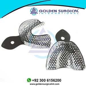 Juego de 6 Bandejas Dentales de Acero Inoxidable para Impresiones, Autoclavables, Instrumentos para Dentaduras, Herramientas de Dentista, Bandeja para Guardar Dientes - Product Image 4