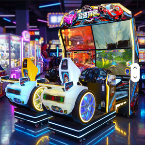 Jeu d'arcade de course commercial à 4 écrans multi-vues pour un joueur individuel - Product Image 2
