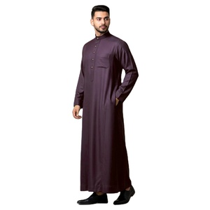 Thobes de style arabe, vêtements musulmans traditionnels, vente en gros, jubbah unie personnalisée, Al Daffah, thobes pour hommes - Product Image 1