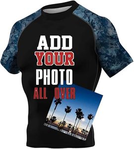 Customized Logo Sublimation <b>Printed</b> Spandex Compression Shirts <b>Surfing</b> Diving Rashguard BJJ Uniforms Unisex MMA Rash Guard - Product Image 4