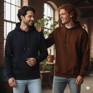 Sweat-shirt à capuche décontracté d'hiver 60% coton 40% polyester Tissu polaire Impression sérigraphique personnalisée sur le devant Mesure américaine/européenne - Product Image 6