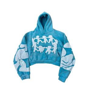 Sudadera con Capucha Personalizada para Hombre, Estilo Urbano, Invierno, Impresión Digital, Lavada, Gruesa, Ajuste Regular - Product Image 5