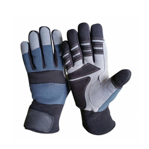 ถุงมือขับรถมอเตอร์ไซค์แบบเต็มนิ้ว, ถุงมือหนังสังเคราะห์หน้าจอสัมผัสเหมาะสำหรับทุกเพศ - Product Image 4