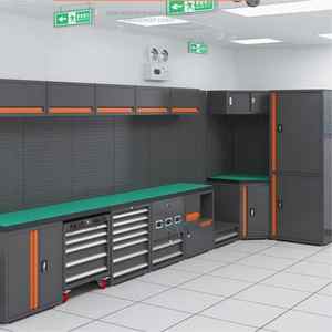 Banc de travail en acier robuste multifonctionnel, armoire à outils portable étanche, tiroir, équipement de garage, ensemble combiné OEM/ODM - Product Image 1