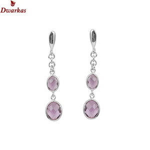 New Arrival Luxury 925 Sterling Silver Natural <b>Citrine</b> Green Onyx Gemstone Drop Bezel Set <b>Earring</b> Women Wedding Gift Jewelry - Product Image 6