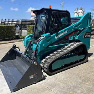 Chargeuse compacte sur chenilles SWTL4528 2025 avec moteur Kubota Euro Stage V et cabine fermée pour travaux de terrassement et chargement de matériaux - Product Image 1