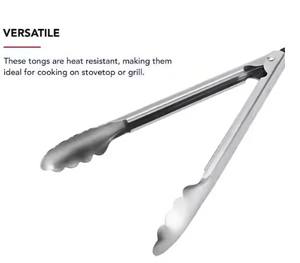 Pinzas para Hielo Profesionales para Bar con Agarre Fuerte, Bordes Lisos, Fácil Control para Servir de Forma Higiénica en el Hogar, Bar o Fiestas - Product Image 2