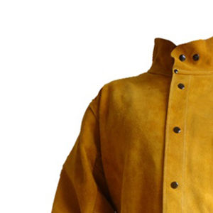 Chaqueta de Soldadura de Cuero de Alta Calidad Resistente al Calor para la Industria de la Belleza, Precio al por Mayor, Cómoda, Anti-Cortes, Anti-Químicos - Product Image 4