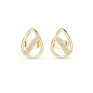 0.144 CT Lab Diamond <b>Earrings</b> for Women VVS-VS EF Clarity 18KT, 14KT, 10KT Gold & 925 <b>Silver</b> Rose, Yellow, White Gold & - Product Image 2