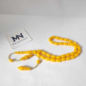Rosario de resina ecológico de Ángel ámbar Báltico ruso Tasbih Tesbih cuentas pulseras de cuentas de moda que se asemejan a Rosario - Product Image 4
