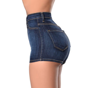Mini Hot Clothes <b>Women</b> <b>Jeans</b> Skinny <b>Jean</b> Shorts for <b>Women</b> Wholesale Custom Denim Short Pants - Product Image 5