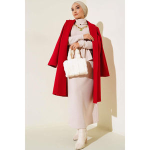 New Season Women's Modest Islamic Clothing Winter Abaya Dress <b>Kaftan</b> Tunic <b>Dubai</b> Muslim Fashion Turkish Made Plus Size Options - Product Image 4