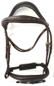 Nouvelle bride de cheval anglaise en cuir pur de qualité supérieure Bride la meilleure vente élégante et durable pour l'entraînement d'équitation et l'utilisation du spectacle - Product Image 2