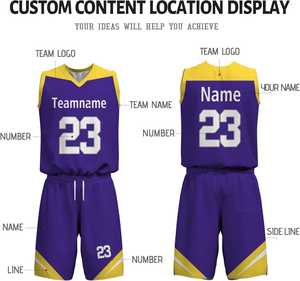 Uniformes de Baloncesto Personalizados al por Mayor para Hombre, Conjuntos Profesionales Transpirables, Secos y Cómodos, Camisetas Baratas de Baloncesto - Product Image 5