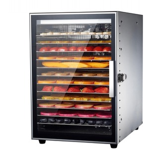 Ventes chaudes 12 plateaux Sécheuse alimentaire en acier inoxydable de qualité alimentaire Sécheuse à fruits Mini sécheuse pour la maison - Product Image 2