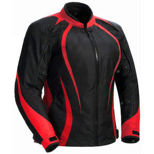 Chaqueta de carreras de Cardura para hombre de alta calidad, chaqueta de moto de cuero impermeable para montar en bicicleta y carreras, venta en línea 2025 - Product Image 1