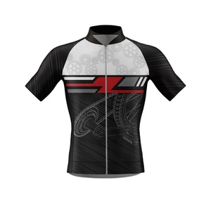 เสื้อจักรยานสำหรับผู้ใหญ่รุ่นล่าสุด ระบายอากาศได้ดี น้ำหนักเบา ผ้าสแปนเด็กซ์/โพลีเอสเตอร์ ป้องกันแบคทีเรีย เป็นมิตรกับสิ่งแวดล้อม พร้อมสกรีนโลโก้ทีมตามสั่ง - Product Image 1