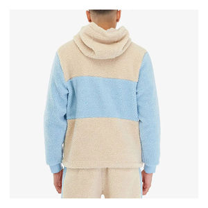 Plus Size Quick Dry Breathable Autumn Knitted Nonwoven <b>Men</b> <b>Sherpa</b> <b>Hoodies</b> Streetwear Lightweight Regular Fit Hooded - Product Image 2