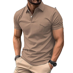 Polos de talla grande para hombre, camiseta de manga larga con solapa, camisetas de polo versátiles informales a la moda, ropa para hombre - Product Image 6