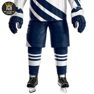 Concevez votre propre uniforme de hockey sur glace pour hommes Uniforme de hockey sur glace en 100% polyester Uniforme de hockey sur glace le plus vendu - Product Image 6