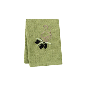 Sustainable 100% Cotton Embroidered 50x75cm Herringbone <b>Tea</b> <b>Towels</b> Botanical Golf 120GSM Festive Gifting Custom OEM Best Selling - Product Image 3