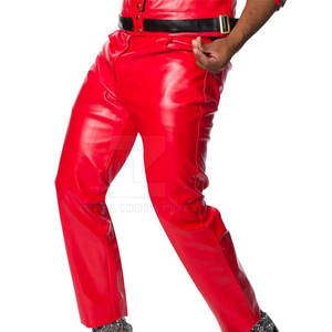 Pantalon en cuir pour homme, best-seller, hiver, tricoté, logo personnalisé, foncé, décontracté, léger, respirant, haute qualité, design premium - Product Image 1