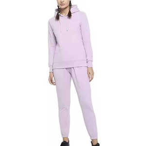 Casual Custom Logo Printing <b>Plus</b> <b>Size</b> Women's Hoodie <b>Jogger</b> and Sweatpants Tracksuit 100% Cotton Winter Season Two Piece <b>Set</b> - Product Image 6