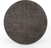 Finition rustique de qualité supérieure Table à manger ronde en bois massif Design contemporain pour la maison Appartements Villas ou Hôtels