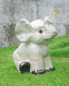 SH013H24 Handmade Modern Elephant Decorative Statue with Customized Color Exotic <b>Charm</b> and Grace for Indoor or Garden Use - Product Image 6