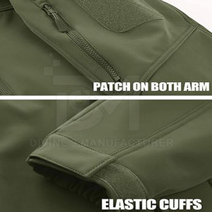 Chaqueta Softshell Impermeable y Cortavientos para Hombre con Capucha, 100% Poliéster, Secado Rápido y Transpirable, Personalizable, para Uso en Exteriores en Invierno - Product Image 6