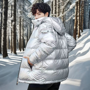 Hip Hop Style Men's Jackets with Spandex <b>Nylon</b> Material - Product Image 3