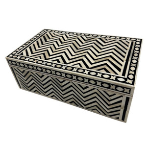 Top vente bambou incrustation écologique boîte de rangement de luxe bijoux stockage chocolat conception personnalisée à la main au Vietnam usine - Product Image 3