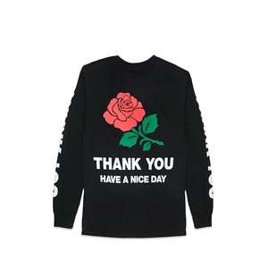   เสื้อยืดแขนยาว Thank You ผ้าฝ้าย 100% ลายพิมพ์เคลื่อนไหว ดีไซน์เรียบง่าย พิมพ์ลายสกรีน ผ้าเจอร์ซีย์อัดแน่น - Product Image 2