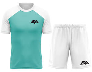 เสื้อฟุตบอลโพลีเอสเตอร์คุณภาพสูงเสื้อพิมพ์โลโก้แบบกำหนดเอง - Product Image 1