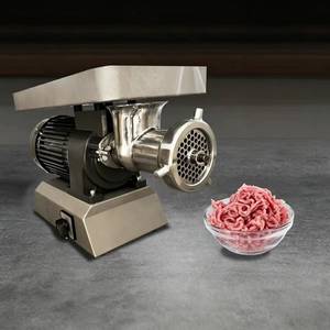 Hachoir à viande professionnel en acier inoxydable pour boucher - Product Image 1