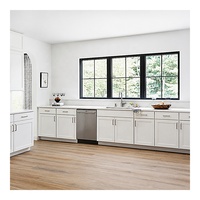 Fenêtres modernes à double battant en aluminium certifiées NFRC, insonorisées, triple vitrage Low-E rempli d'argon avec grille blanche