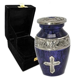 Beautiful Memorial Solid Metal Decorative Cremation <b>Urn</b> For Adult Male Female <b>Large</b> Brass Cremation <b>Urns</b> for Human Ashes - Product Image 3