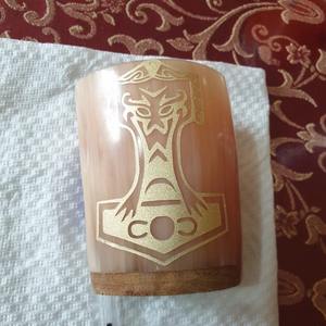 Nouveauté 2026, vente chaude, cornes à boire viking médiévales sculptées à la main en os de buffle, verres et gobelets à liqueur pour les fêtes - Product Image 2