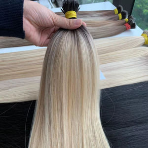 <b>Top</b> Selling Products Manufactory Raw Vietnamese Nanoring Keratin Micro Tips All Colors for Hair Extensions 60cm - Product Image 1