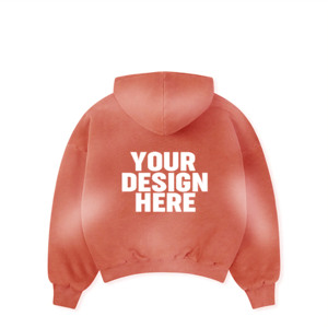 Sudadera con Capucha Personalizada para Hombre, Corte Regular, 100% Algodón, 430g, Lavado Ácido, Estilo Vintage, Felpa Francesa, Efecto Desgastado y Decolorado por el Sol, para Invierno - Product Image 2