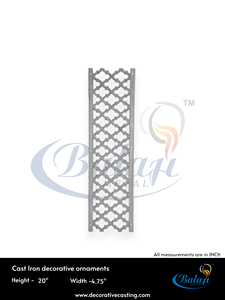 Jali de Plata de Precisión, Moderno, Fundición CI, Color Gris para Piezas de Portón, Diseño Moderno, Color Plateado, Fabricación Personalizada - Product Image 4