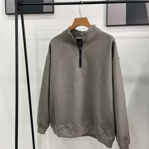 Sweat-shirt à capuche oversize pour femme à manches longues, 100% coton toile respirant, doublé, avec logo frontal - Product Image 5