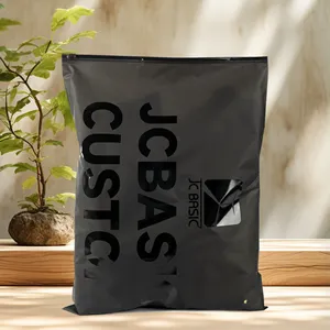 Custom Plastic T Shirt Bags Clothes Frosted Biodegradable Shipping Bags For Clothing And Printing Custom Logo