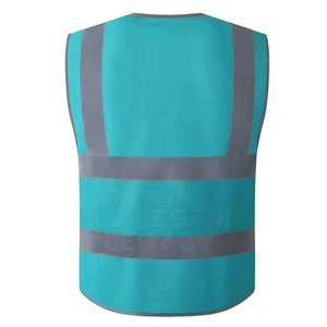 Chaleco de Seguridad Reflectante Personalizado con Logotipo al por Mayor de Fábrica, Estilo Casual, Impermeable y Transpirable, Ropa de Trabajo - Product Image 4